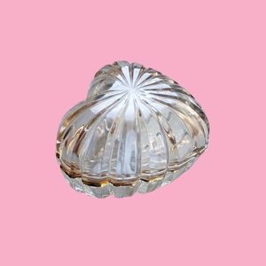 Vintage crystal jewelry box